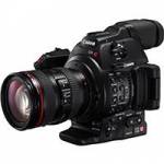 Canon EOS C100 Mark II Super 35mm Digital Cinematography Camcorder installed with Dual Pixel CMOS AF (built in auto focus) with EF 24-105 mm Lens (Canon p/n 0202C025AA) Canon EOS C100 Mark II Super 35mm Digital Cinematography Camcorder installed with Dual Pixel CMOS AF (built in auto focus) with EF 24-105 mm Lens (Canon p/n 0202C025AA)